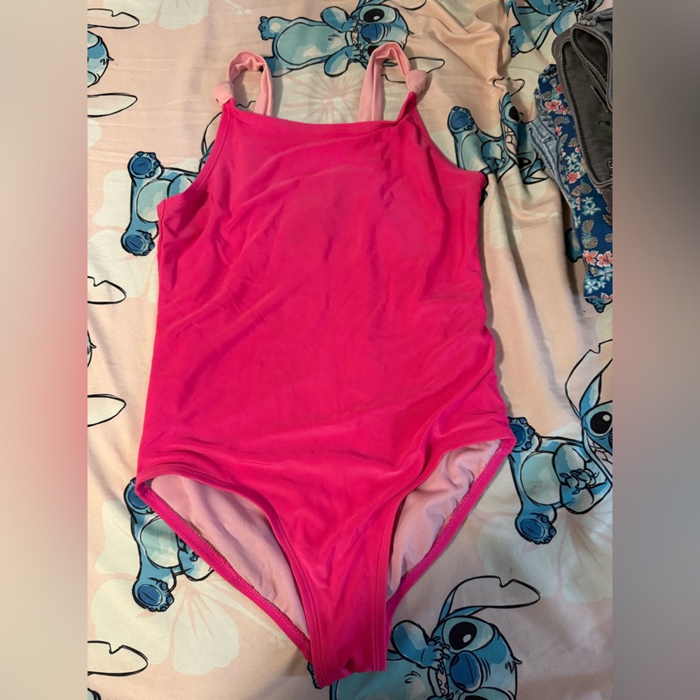 Wonder Nation Hot Pink Kids One Piece Swimsuit